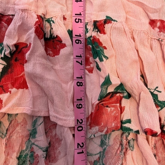 ASOS Women’s Pink Floral Flowy Top Size 6 - Picture 6 of 8